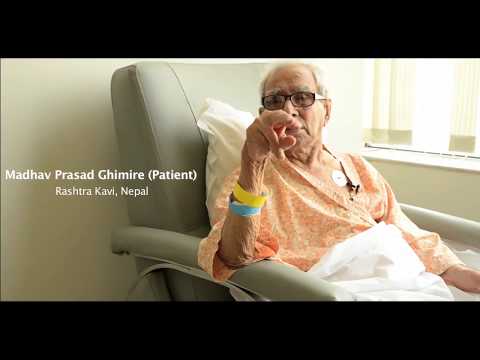  Mr. Madhav Prasad Ghimire, National Poet, Nepal aged 99 years came to Medanta and